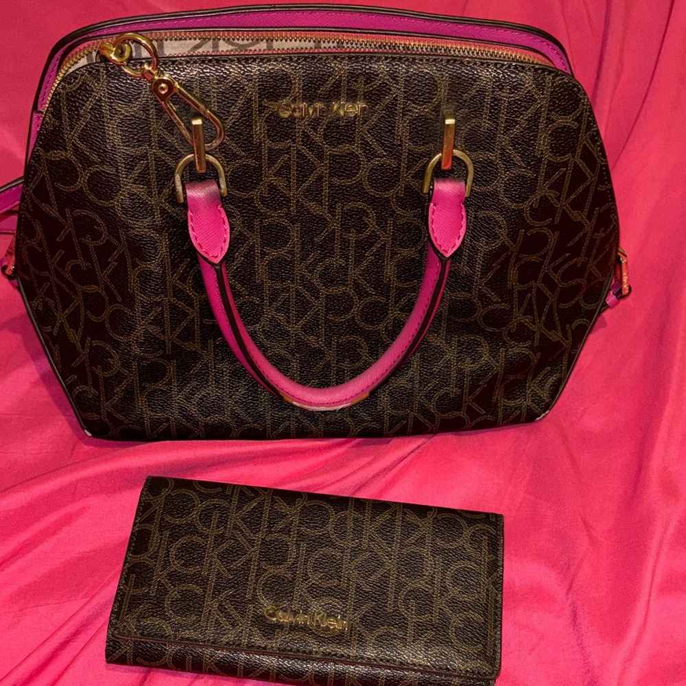 Calvin Klein Bag W Matching Wallet